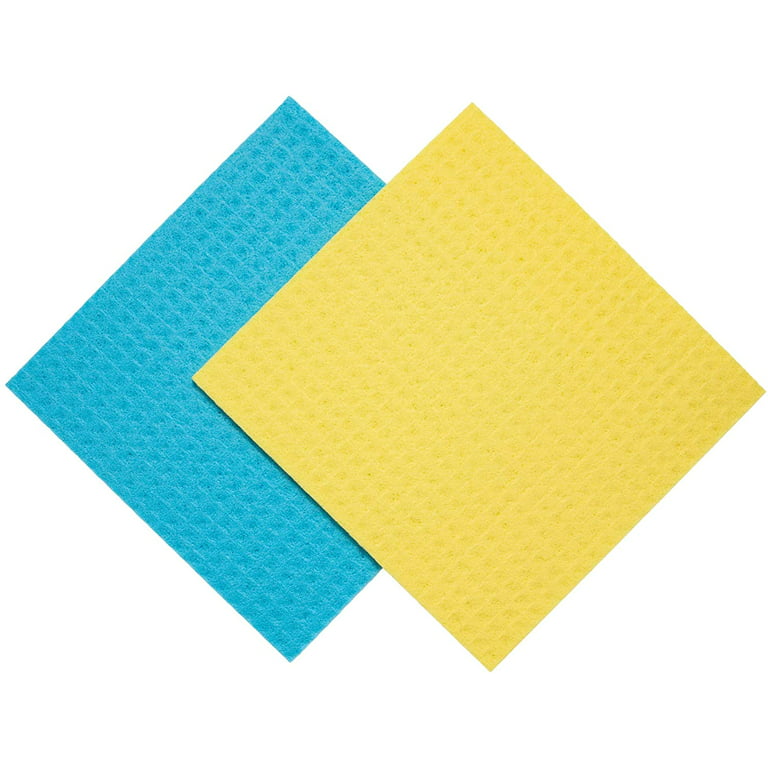 4 Cellulose Sponge Cleaning Cloth Washable & Biodegradable by PaperlessKitchen